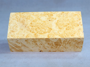 Stabilized Maple Burl Wood Mod Block